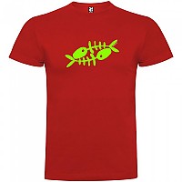 [해외]KRUSKIS Fishbones 반팔 티셔츠 10137537929 Red