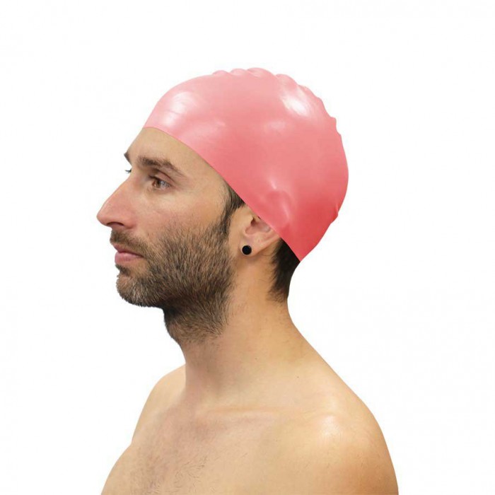 [해외]SOFTEE 수영 모자 Silicone 6137568184 Pink