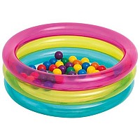 [해외]인텍스 게임 Inflatable Ball Pool With 50 Coloured Balls 6137566150 Multi