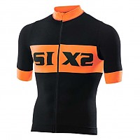 [해외]SIXS Luxury 반팔 저지 1136351201 Black / Orange