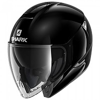 [해외]샤크 Citycruiser Blank 오픈 페이스 헬멧 9137487202 Black
