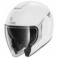 [해외]샤크 Citycruiser Blank 오픈 페이스 헬멧 9137487203 White Azure