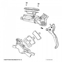 [해외]스램 세트 Hydraulic Brake Hose Fitting Kit 1137680586 Grey