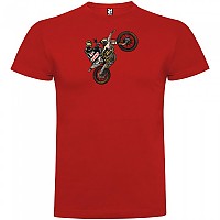 [해외]KRUSKIS Motocross 반팔 티셔츠 9137814903 Red