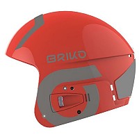 [해외]브리코 헬멧 Vulcano FIS 6.8 Junior 5137687313 Shiny Red / Silver
