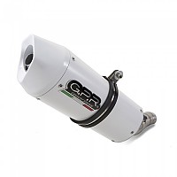 [해외]GPR EXHAUST SYSTEMS 머플러 Albus 세라믹 Slip On V-Strom DL 1000 14-16 Homologated 9137887507 Glossy White / White