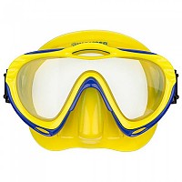 [해외]WAIMEA 실리콘 스노클링 마스크 Diving 10137618921 Fluorescent Yellow / Cobalt Blue