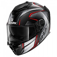 [해외]샤크 스파르탄 GT Carbon Kromium 풀페이스 헬멧 9137761191 Carbon / Chrome / Red