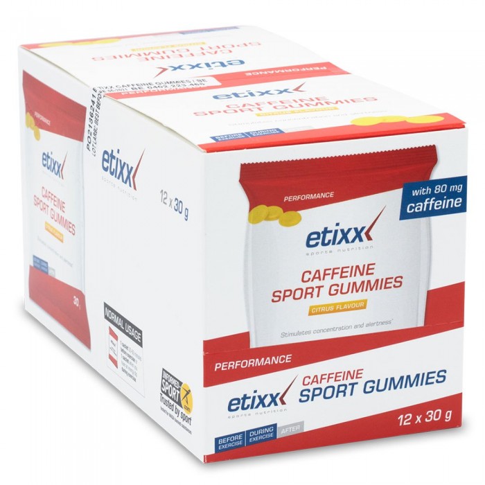 [해외]ETIXX 카페인 Sport 12 단위 카페인 에너지 젤리 상자 3137341095