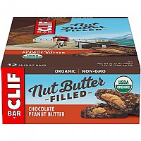 [해외]CLIF 50g 12 단위 초콜릿 땅콩 버터 에너지 바 상자 14137094000 Blue