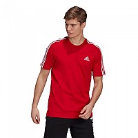 [해외]아디다스 Essentials 3 Stripes 반팔 티셔츠 137926929 Scarlet