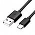 [해외]MYWAY USB 케이블 연결 Type C 2.1A 1M 6137550956 Black
