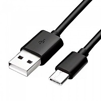 [해외]MYWAY USB 케이블 연결 Type C 2.1A 1M 1137550956 Black