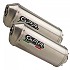 [해외]GPR EXHAUST SYSTEMS Satinox 더블 콘티넨탈 650 19-20 유로 4 CAT 승인 머플러 9138015839 Silver / Silver