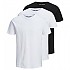 [해외]잭앤존스 Organic Basic 3 Pack 반팔 티셔츠 138024757 Black / Pack 2 White / 1 Black