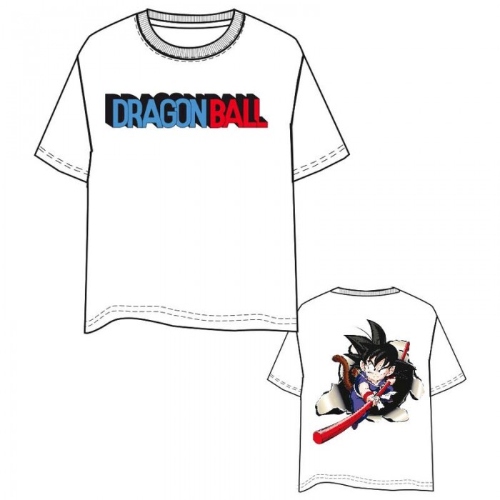 [해외]TOEI ANIMATION 드래곤 Ball Goku 반팔 티셔츠 137793752 White