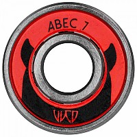 [해외]WICKED HARDWARE 베어링 Abec 7 Carbon 프로 14137848345 Silver / Red / Black