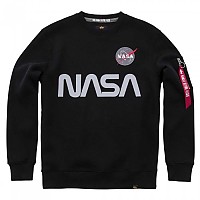 [해외]알파 인더스트리 스웨트 셔츠 NASA Reflective 138021745 Black