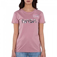 [해외]알파 인더스트리 NASA PM 반팔 티셔츠 138022759 Silver Pink / Chrome