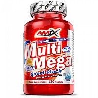 [해외]AMIX Multi Mega Stack 120 단위 중립적 맛 정제 12137599009 Red