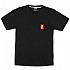 [해외]CHROME Vertical Red 로고 반팔 티셔츠 14137923179 Black / Red