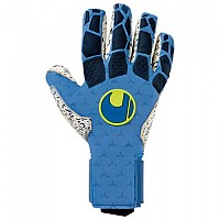 [해외]울스포츠 Hyperact Supergrip+ Finger Surround Goalkeeper Gloves 3137996402 Night Blue / White / Fluo Yellow