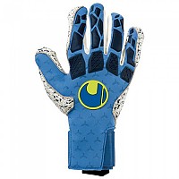 [해외]울스포츠 Hyperact Supergrip+ Half Negative Goalkeeper Gloves 3137996403 Night Blue / White / Fluo Yellow