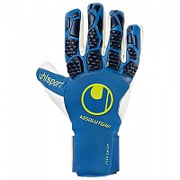 [해외]울스포츠 Hyperact Absolutgrip Half Negative Goalkeeper Gloves 3137996406 Night Blue / White / Fluo Yellow