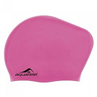 [해외]AQUAFEEL 수영 모자 롱 Hair Silicone 6138114457 Pink