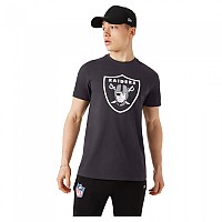 [해외]뉴에라 NFL Outline 로고 Las Vegas Raiders 반팔 티셔츠 138207546 Graphite / White