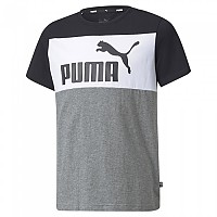 [해외]푸마 반소매 티셔츠 Essential+Colorblock 15138054234 Puma Black