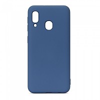 [해외]MUVIT 덮개 Case Liquid 소프트 Samsung Galaxy A20e 137811540 Blue