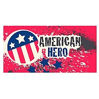 [해외]터보 극세사 수건 American Hero 1013567916 Red