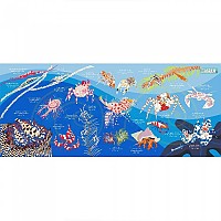 [해외]오셔나리움 수건 Crustaceans M 3137681032 Blue / Multicolor