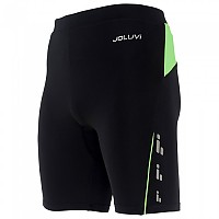 [해외]JOLUVI 짧은 타이트 프로fit 4137602845 Black / Neon Green