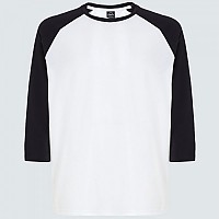 [해외]오클리 APPAREL Relax Raglan 3/4 소매 티셔츠 138143946 Off White / Black