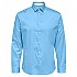 [해외]SELECTED 긴 소매 셔츠 Flex-Park Slim 138345012 Light Blue