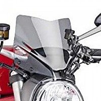 [해외]PUIG 카레나브리스 뉴 제너레이션 스포츠 윈드실드 Ducati Monster 1200/1200 R/1200 S/797/821 9138284680 Smoke