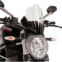 [해외]PUIG 카레나브리스 뉴 제너레이션 투어링 윈드실드 Ducati Monster 1200/1200 R/1200 S/797/821 9138284831 Clear