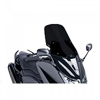 [해외]PUIG 앞유리 Yamaha T-Max V-테크 라인 Touring 530 9138359694 Black
