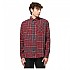 [해외]오클리 APPAREL Podium Plaid Flannel 긴팔 셔츠 138143979 Red / Black Check