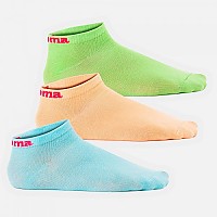 [해외]조마 Mood Socks 3 Pairs 3138270526 Green / Sky Blue / Salmon