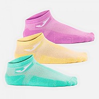 [해외]조마 Short Socks 3 Pairs 3138270645 Yellow / Purple / Green