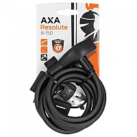 [해외]AXA 케이블 잠금 장치 Resolute 8 Mm 1138317498 Black