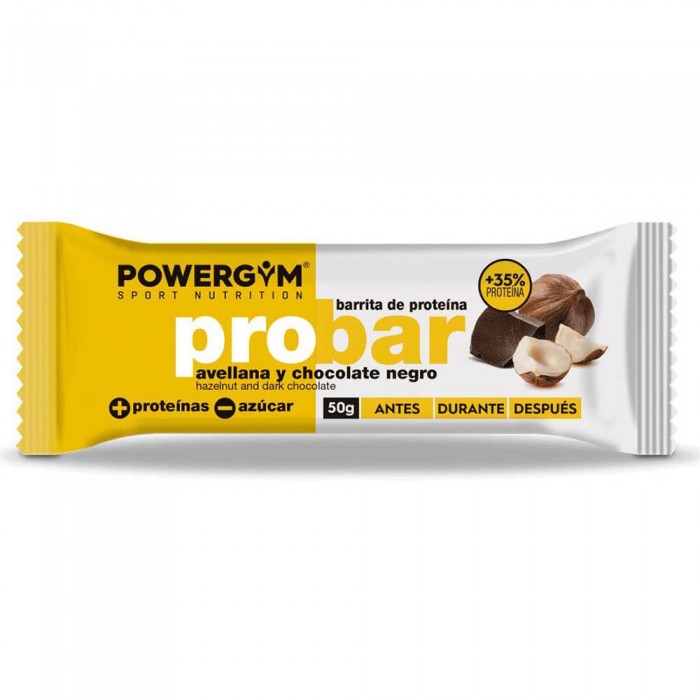 [해외]POWERGYM 유닛 헤이즐넛 초콜릿 프로틴 바 프로Bar 50g 1 14138350019 Yellow