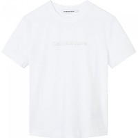 [해외]캘빈클라인 JEANS Shrunken Institutional 반팔 티셔츠 138404035 Bright White