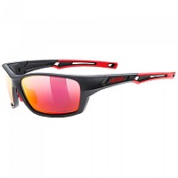 [해외]우벡스 Sportstyle 232 Polarvision Mirror Sunglasses 1138309889 Black Matte / Red