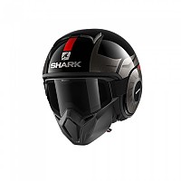 [해외]샤크 Street Drak 컨버터블 헬멧 9138384261 Black / Chrome /Red