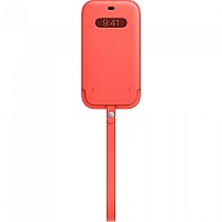 [해외]APPLE 가죽 맥세이프 IPhone 12 프로 Max 138092066 Pink Citrus