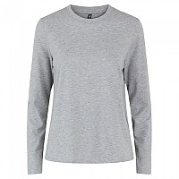 [해외]PIECES Ria Solid 긴팔 티셔츠 138471976 Light Grey Melange